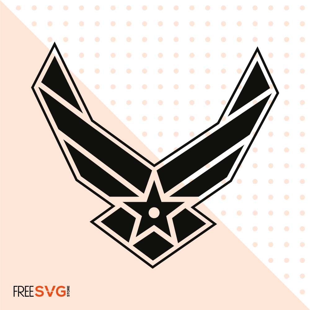 Air Force Logo SVG Cut File, Air Force SVG