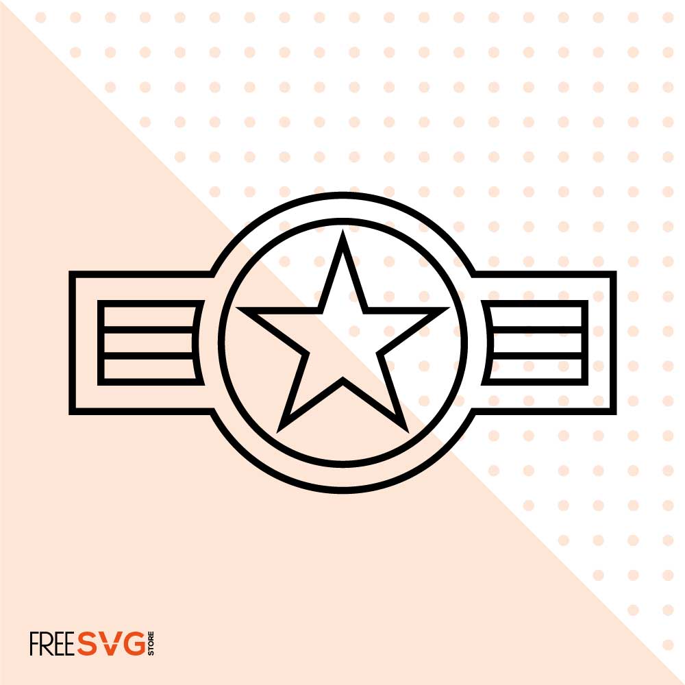 Air Force SVG Cut File, Air Force Logo SVG