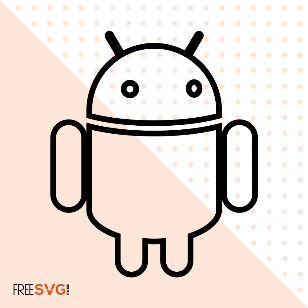 Android Icon Svg Cut File Android Logo Vector