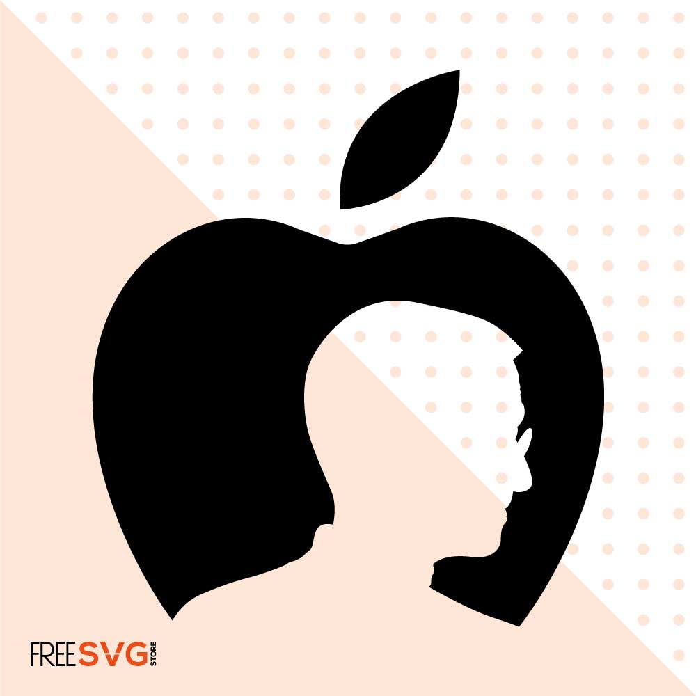 Apple Icon SVG Cut File, Apple Logo Vector