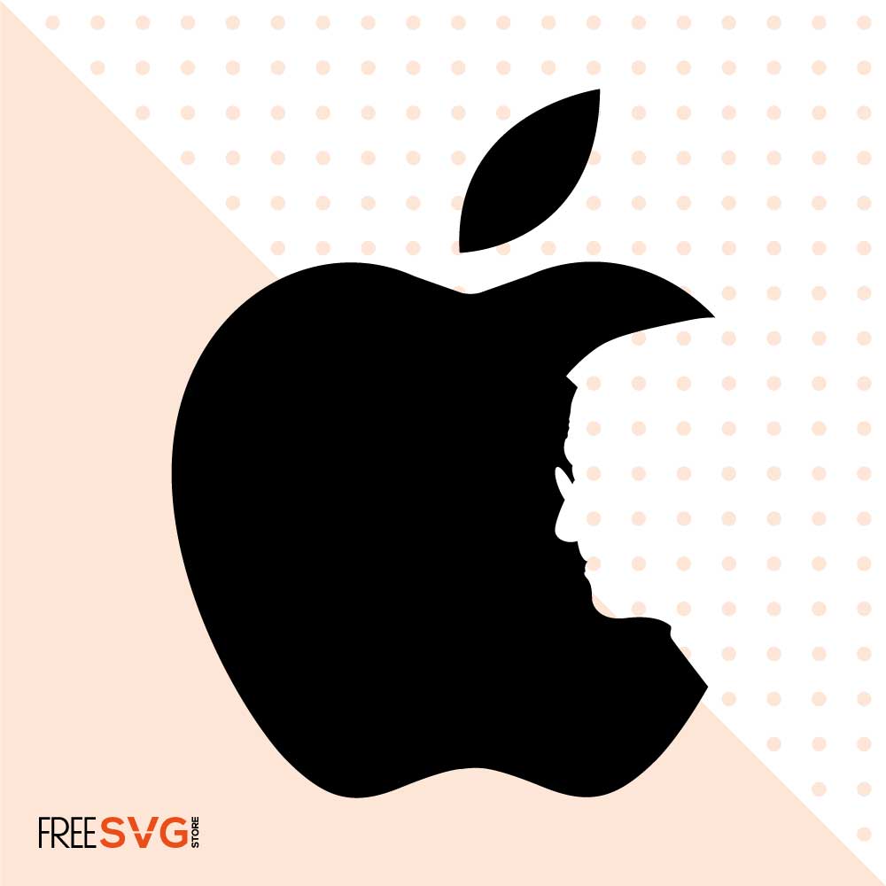 Apple Logo SVG Cut File, Apple Icon Vector