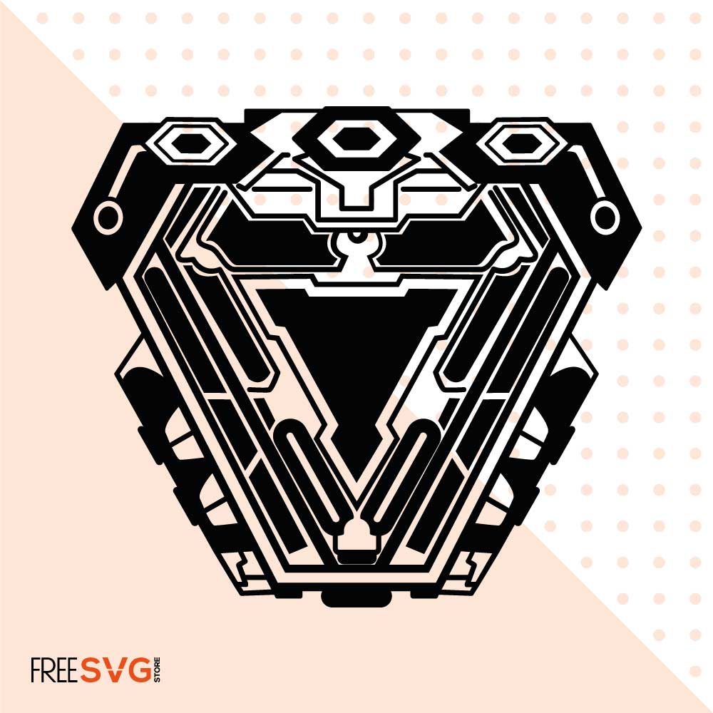 Arc Reactor Evolution SVG Cut File, Arc Reactor Evolution Logo Vector