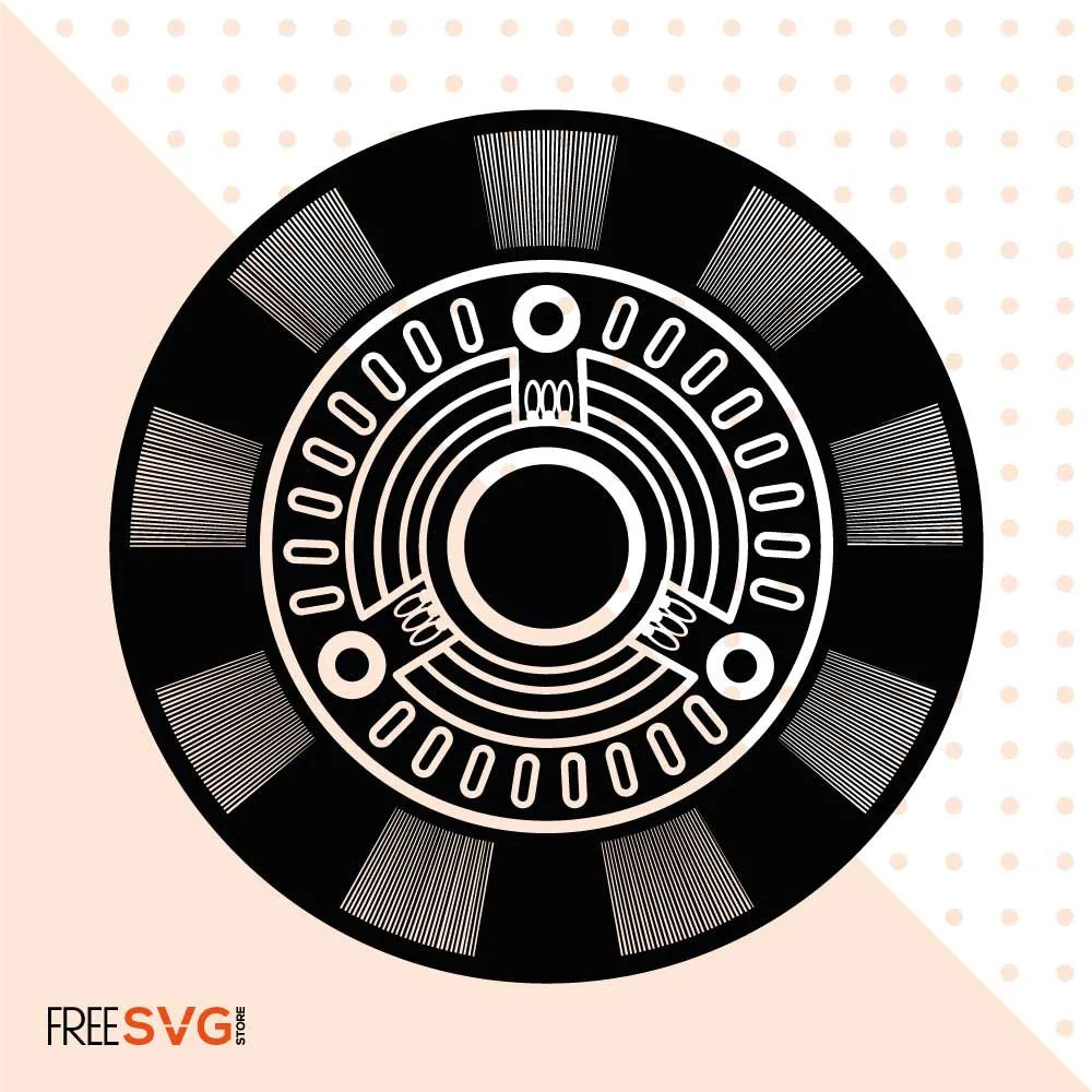 Arc Reactor Evolution SVG Cut File