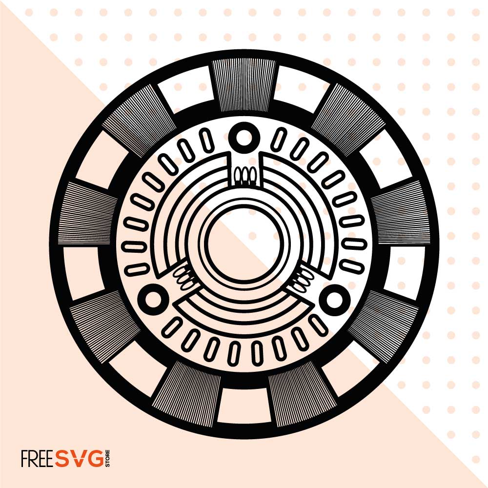 Arc Reactor Evolution SVG Cut File