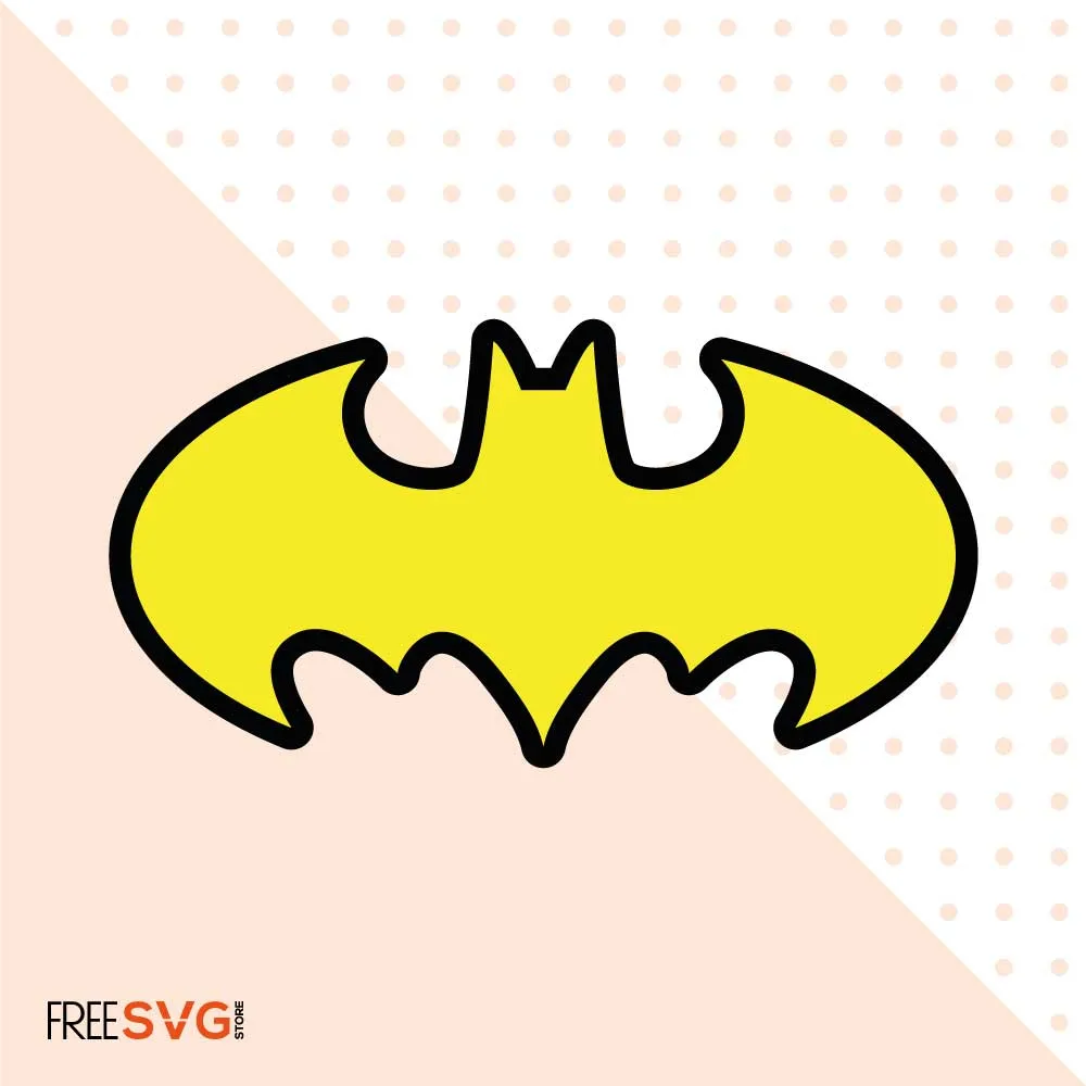 Batman SVG Cut File, Batman Logo Vector