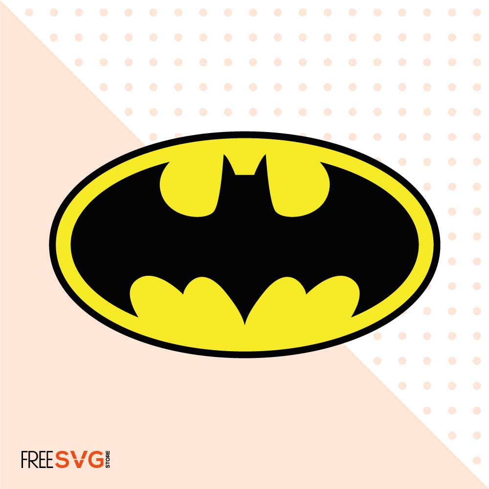 Batman Logo Vector, Batman SVG Cut File