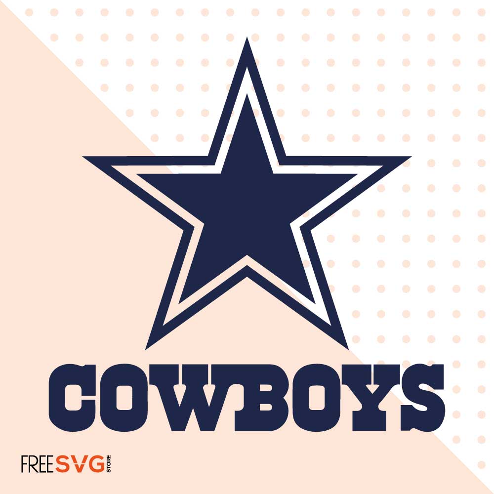 Dallas Cowboy SVG Cut File, Dallas Cowboy Shield Logo Vector