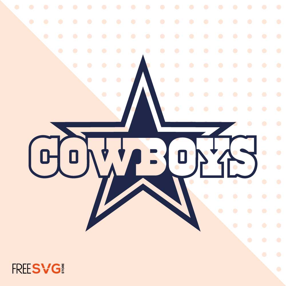 Dallas Cowboy Shield Logo Vector, Dallas Cowboy SVG