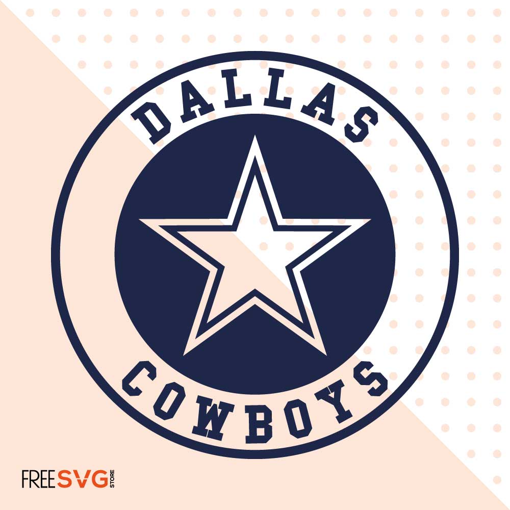 Dallas Cowboy Shield Icon Vector, Dallas Cowboy SVG