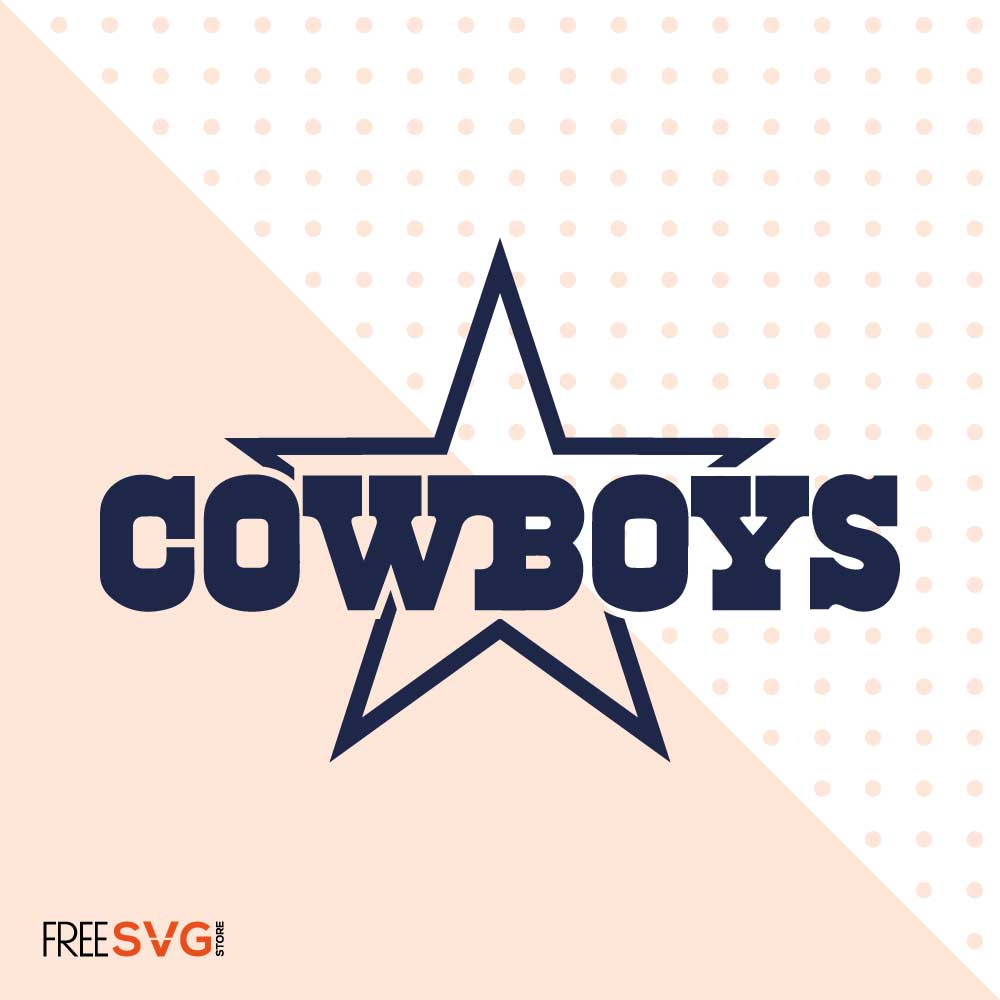 Dallas Cowboy Icon SVG, Dallas Cowboy Shield Logo Vector
