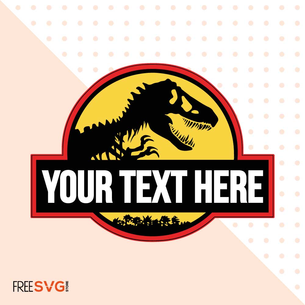 Jurassic Park SVG Cut File, Park Logo Vector