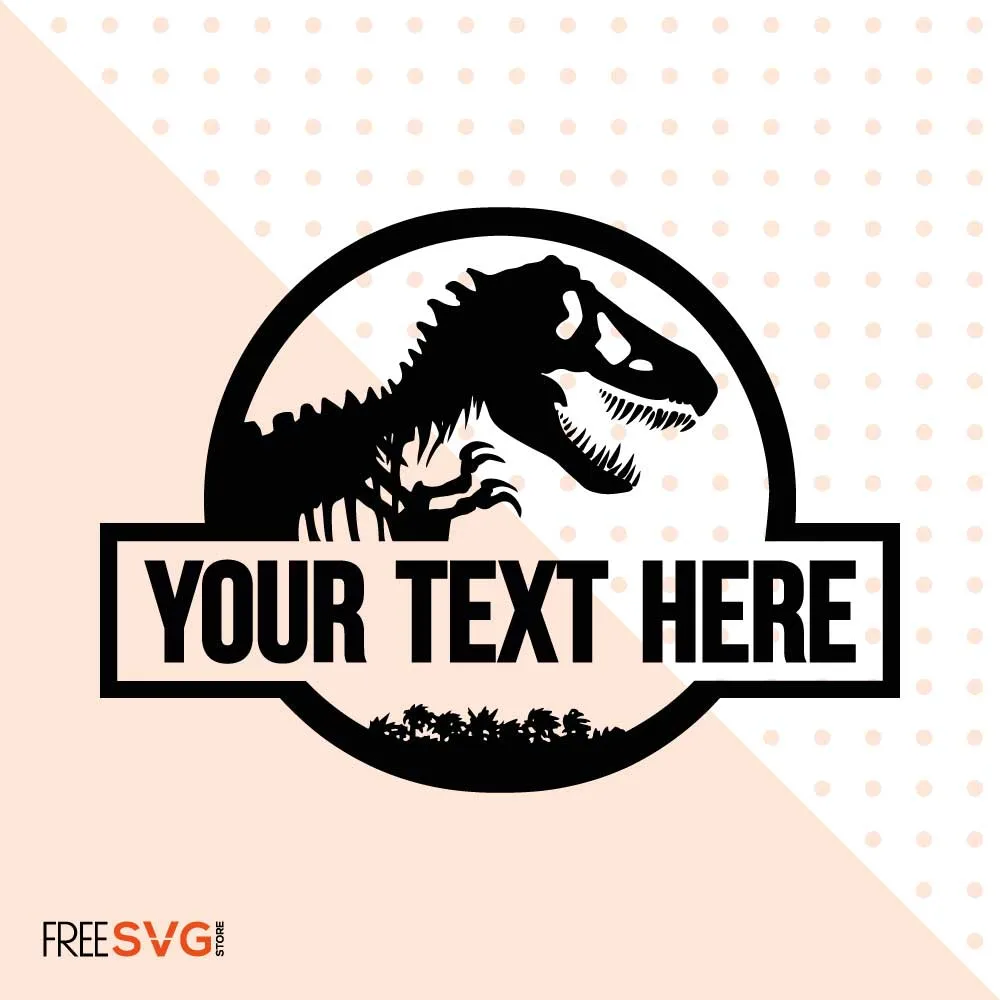 Jurassic Park Logo Vector And Park SVG Cut File