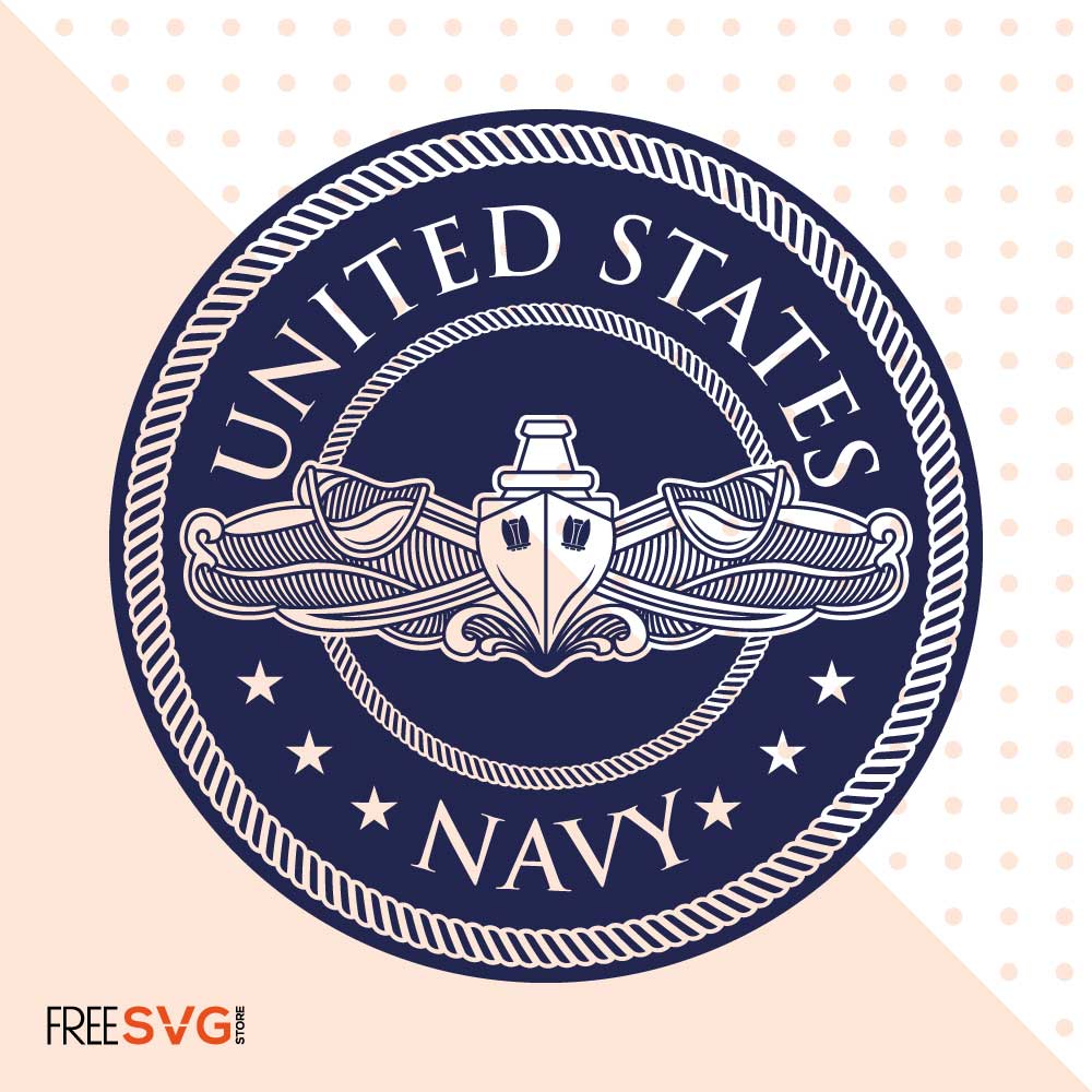 USA Navy Enlisted Surface Warfare Logo SVG