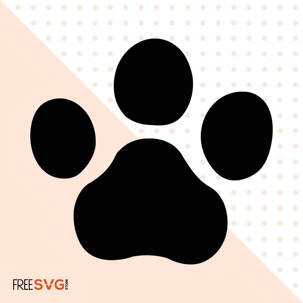 Dog Paw SVG - Paw Vector Design