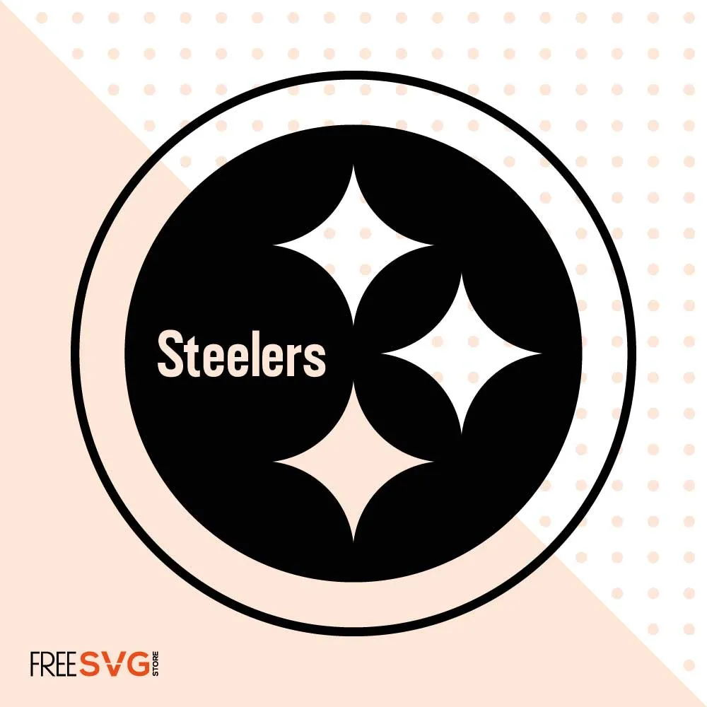 Steelers Logo Silhouette SVG Cut File