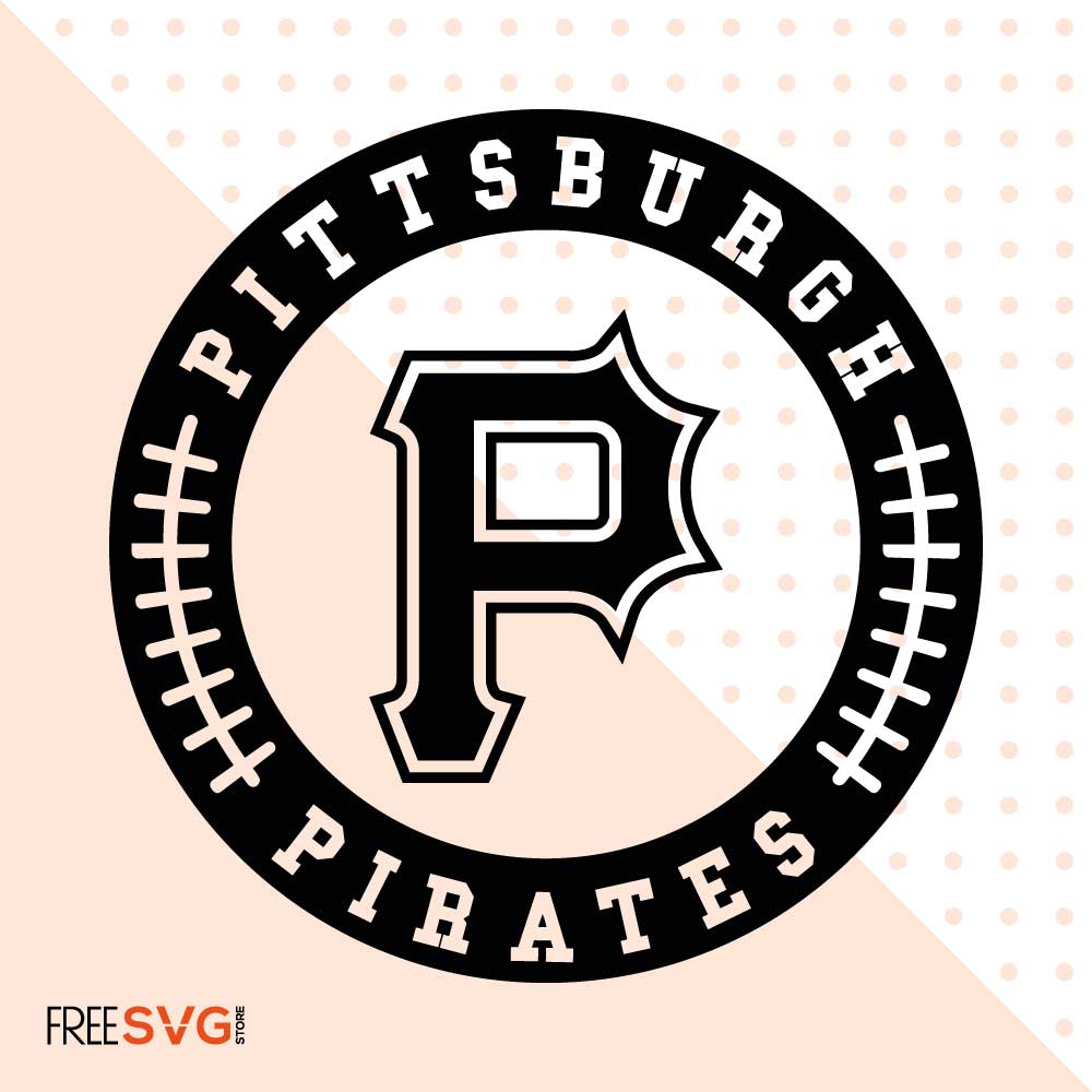 Pittsburgh Pirates Logo Silhouette SVG Cut File