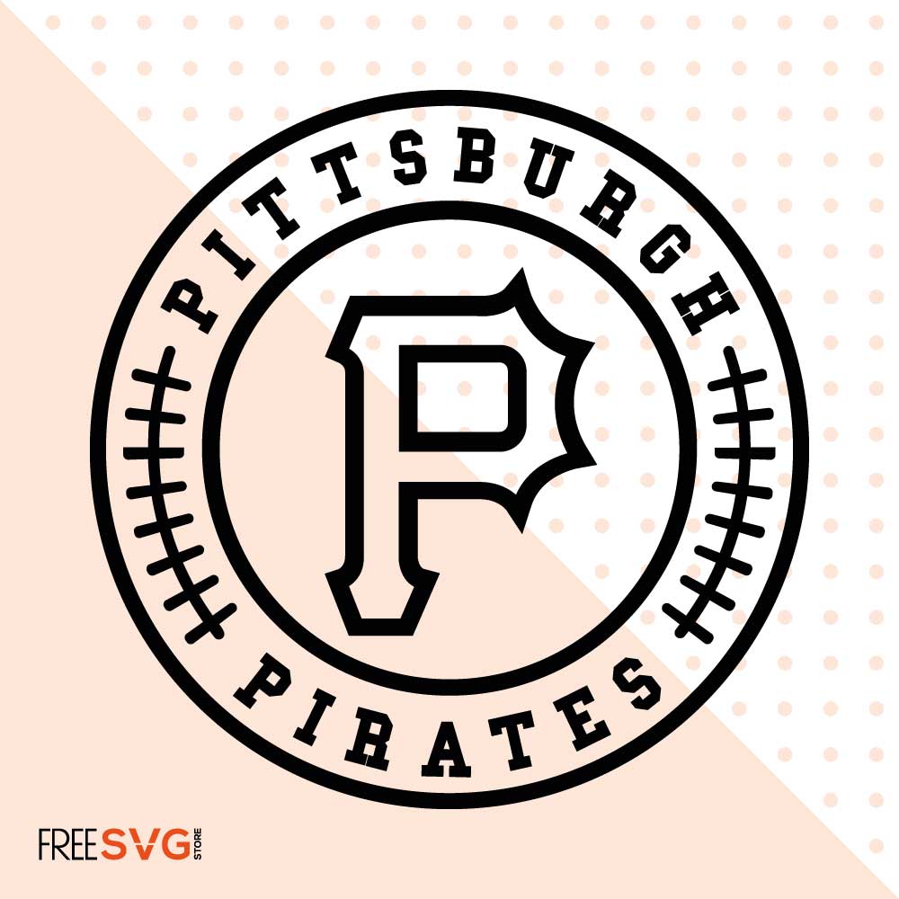 Pittsburgh Pirates Outline SVG- Pittsburgh Logo Vector