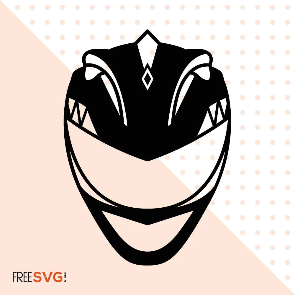 Power Ranger Helmet SVG Cut File- Helmet Vector