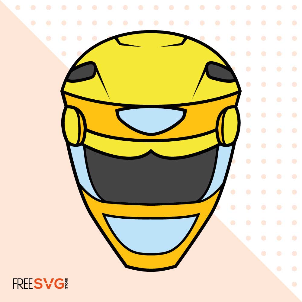 Power Ranger Helmet SVG Cut File- Helmet Vector