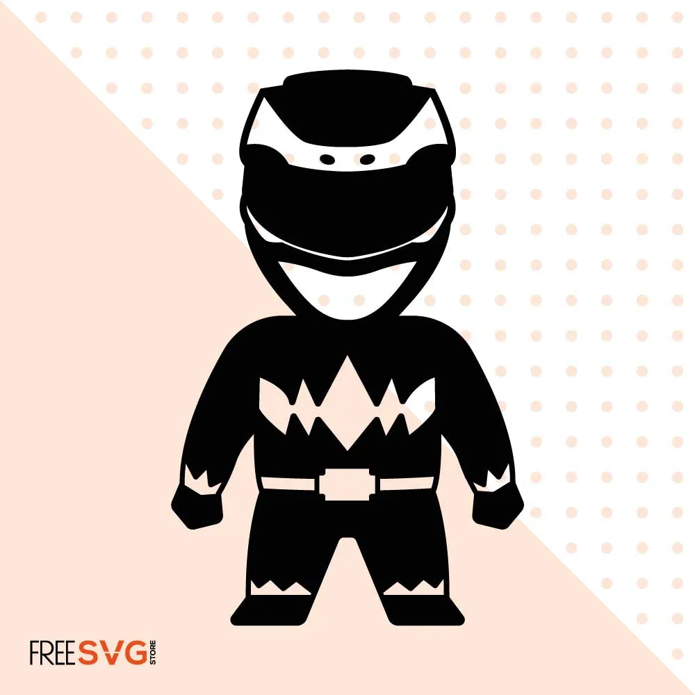 Power Ranger SVG Cut File, Power Ranger Clipart SVG