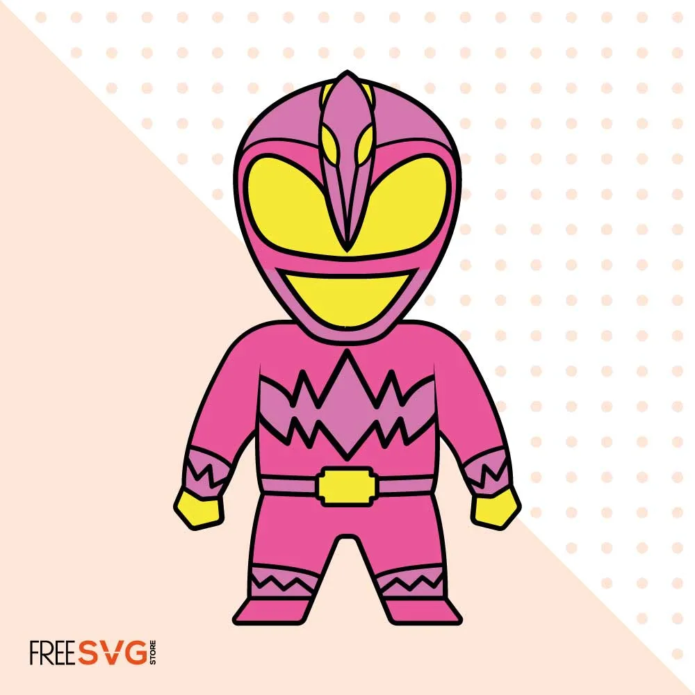 Power Ranger SVG Cut File, Power Ranger clipart SVG Silhouette