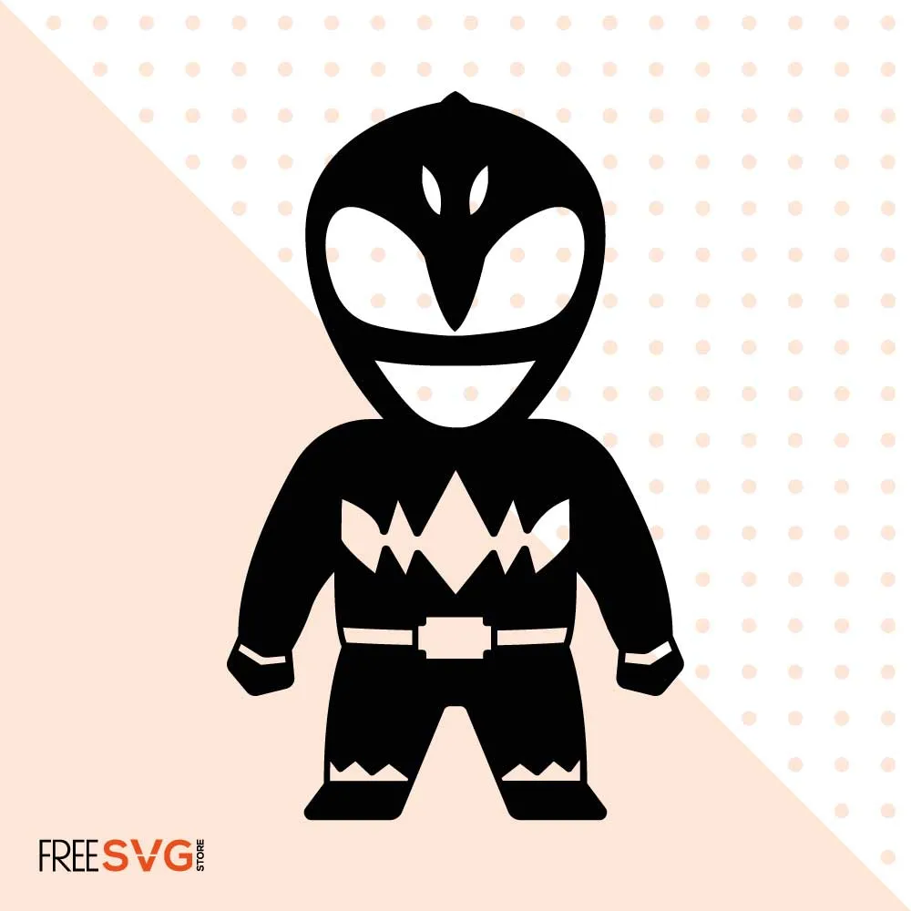 Power Ranger SVG Cut File, Power Ranger clipart SVG Silhouette