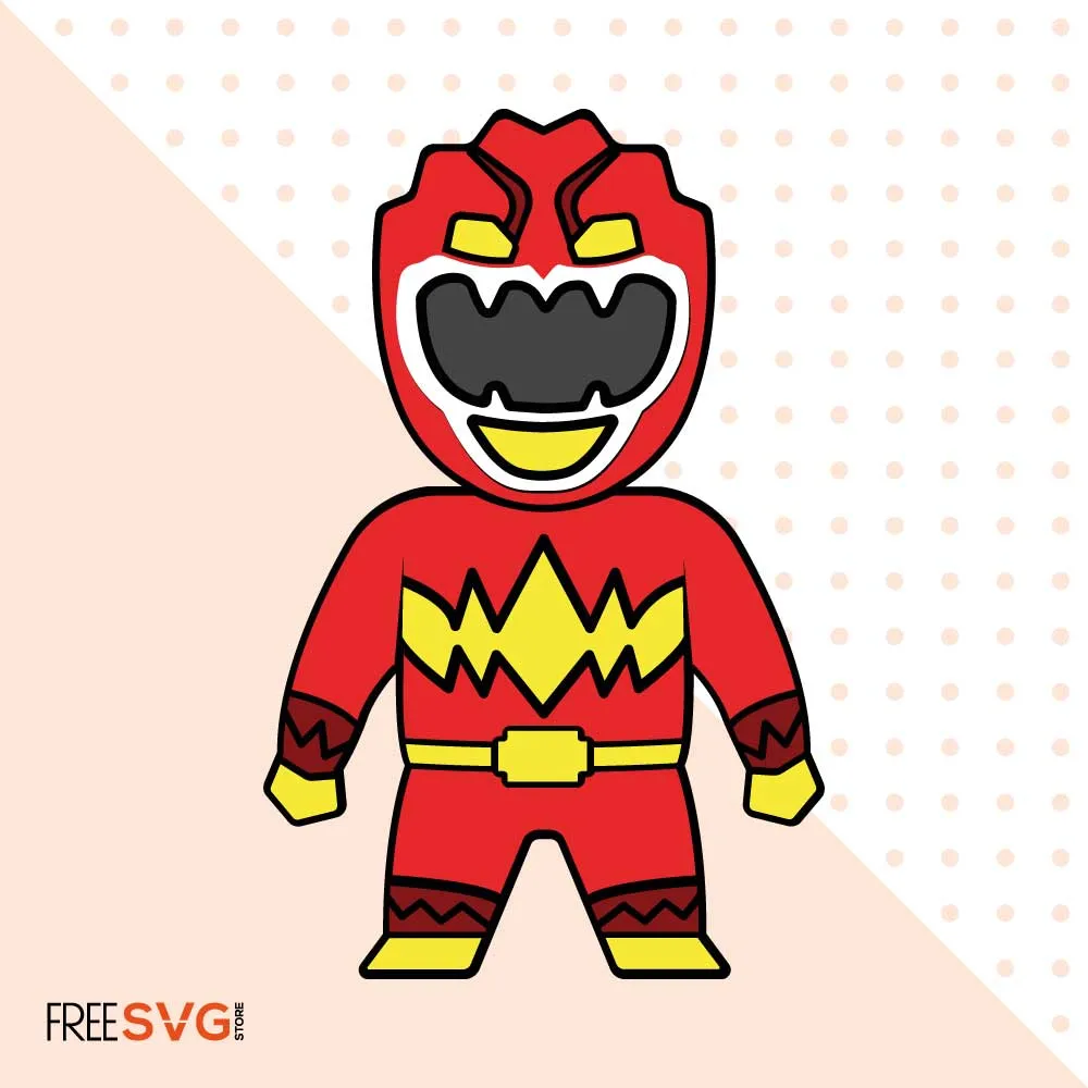 Power Ranger SVG Cut File, Power Ranger clipart SVG Silhouette