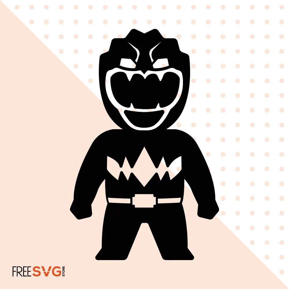 Power Ranger SVG Cut File, Power Ranger clipart SVG Silhouette