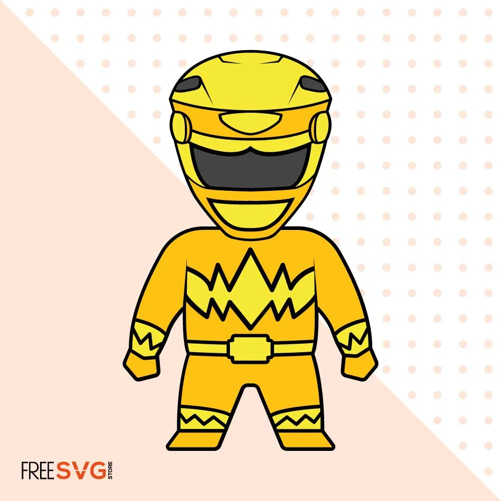 Power Ranger SVG Cut File, Power Ranger clipart SVG Silhouette