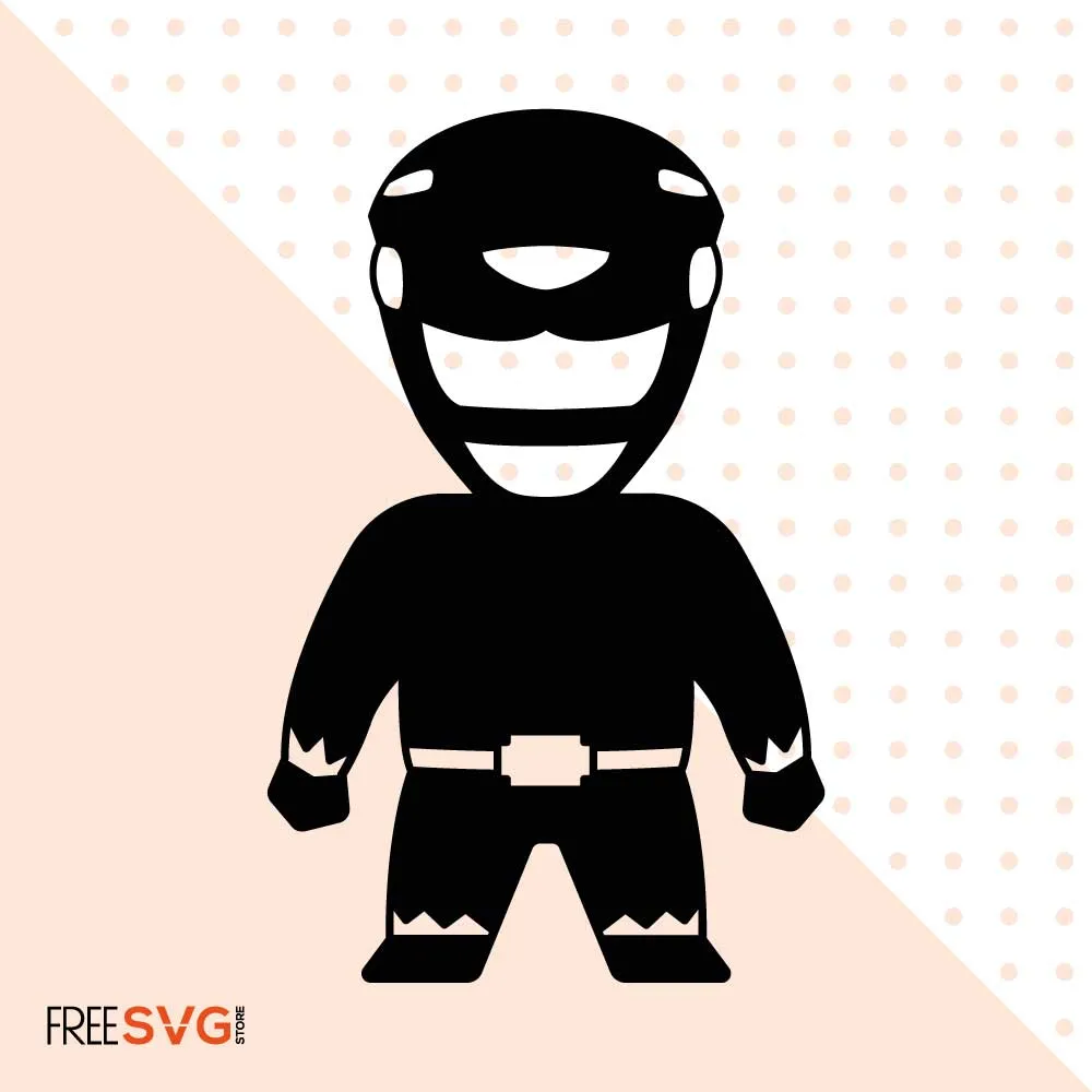 Power Ranger Cut File for SVG, Power Ranger clipart SVG Silhouette