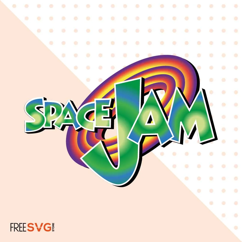 Space Jam SVG Cut File Logo Clipart