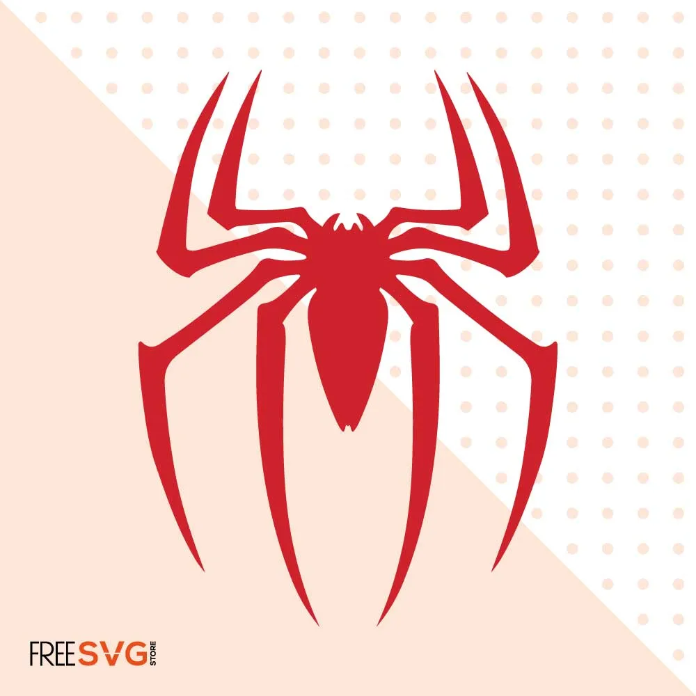 Spider Logo Cut File SVG Vector Clipart