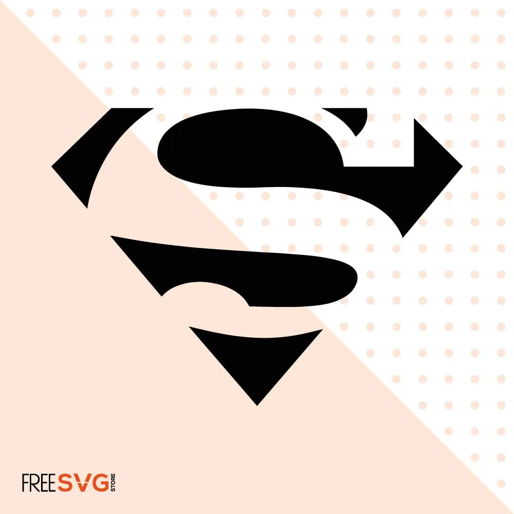 Superman Logo SVG Cut File, Superman Vector